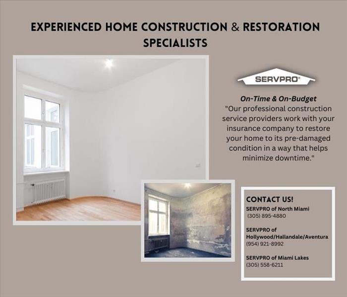 Experienced Home Construction & Restoration Specialists