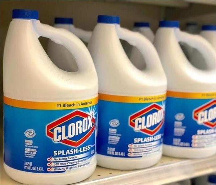 Seven gallons of Clorox bleach