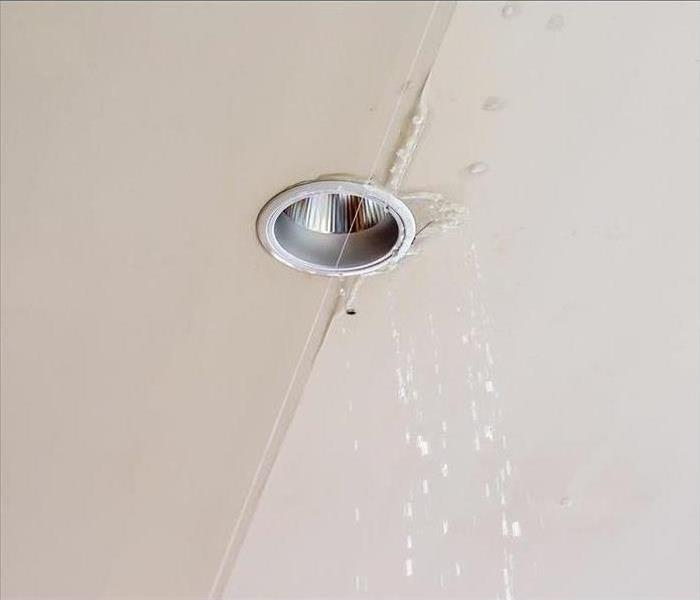 water leaking from a fixture